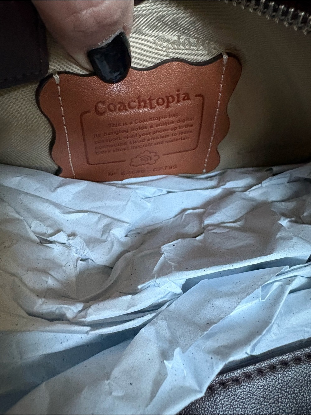Coachtopia Alter Ego Brown leather shoulder bag - Picture 4 of 5